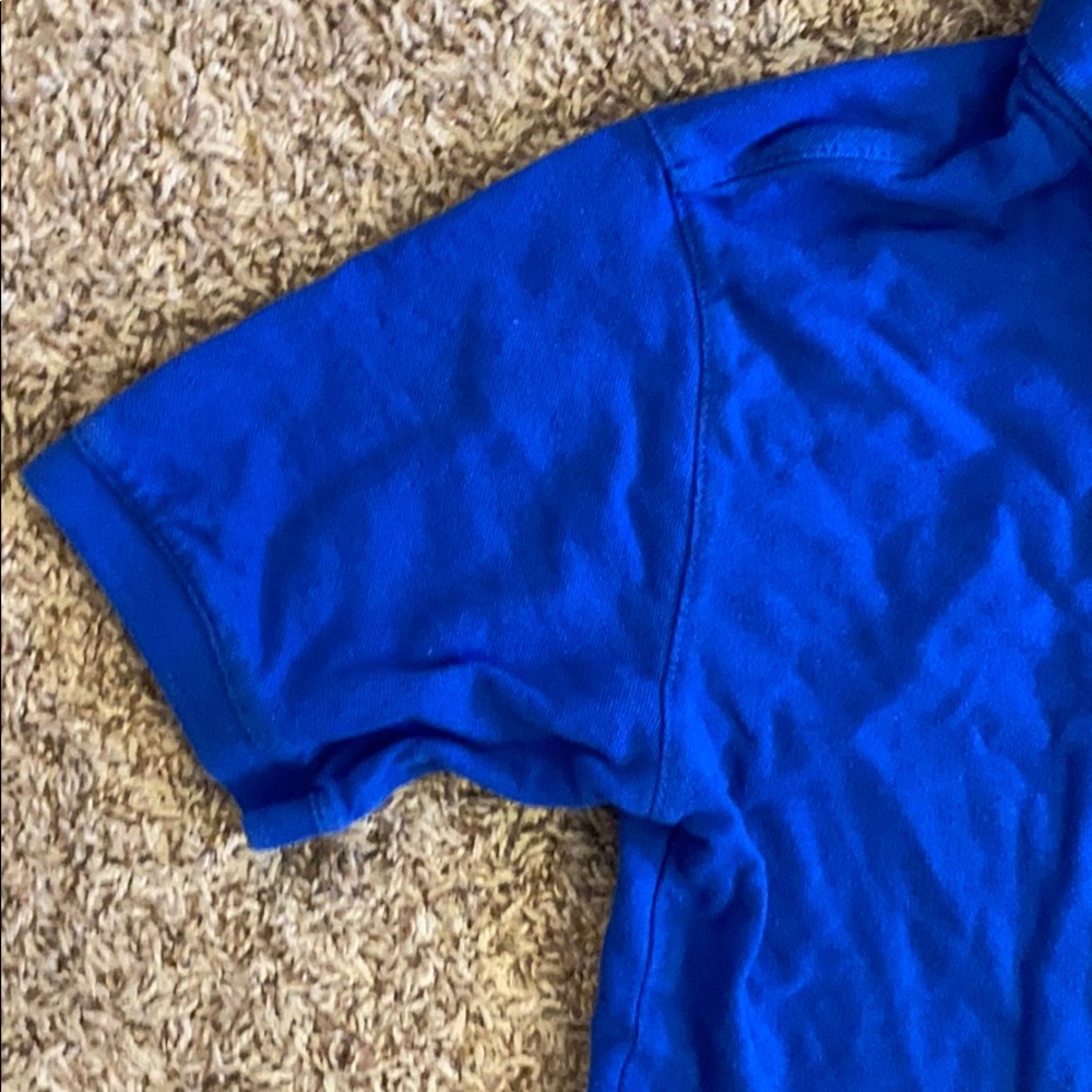 Faded Glory Boys Blue Short Sleeve Polo - Picture 3 of 5